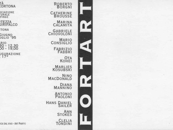 Marlies Kosubski: Fortezza di Girifalco – Cortona 1995