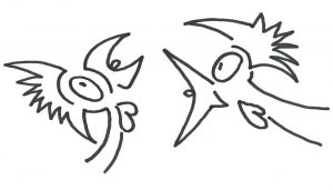 Marlies Kosubski: Hühner und Streithähne – Paar 4