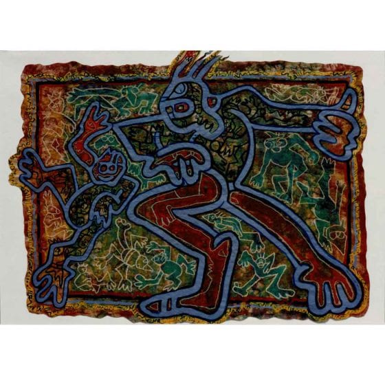 little figure on dark colours